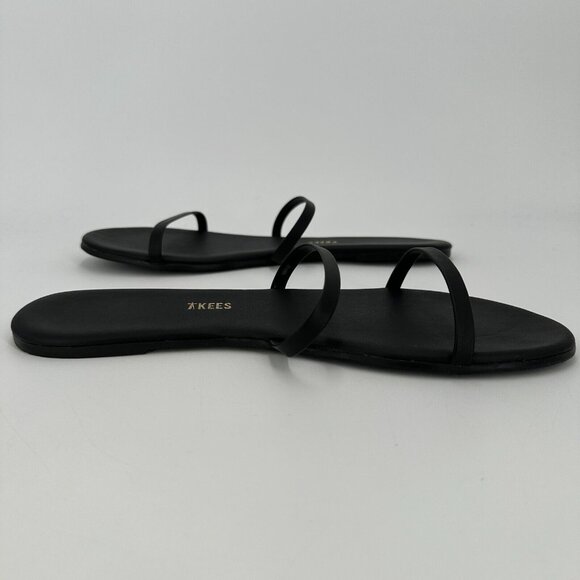 TKEES Women's Gemma Double Strap Sandals in Sable (Black) Slide-On sz 11 EU 42 - Picture 10 of 14